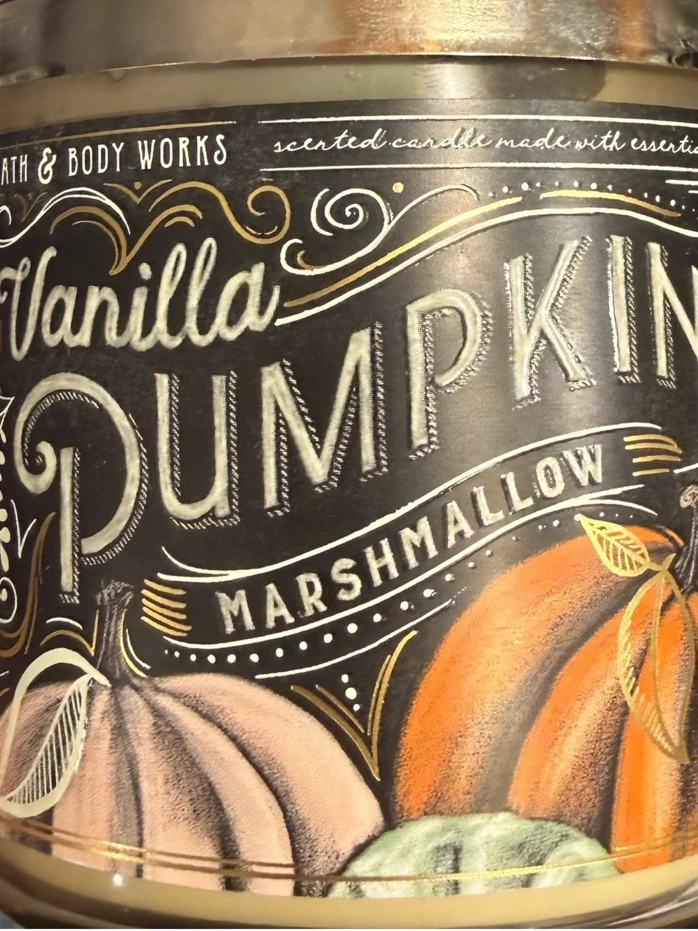 Vanilla Pumpkin Marshmallow Candle